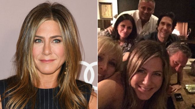 Jennifer Aniston joins Instagram by posting Friends reunion photo