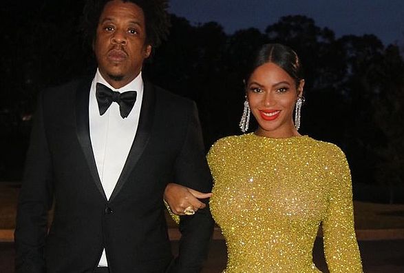 Beyonce poses with husband Jay-Z in new photos shared to her Instagram while attending the opening of Tyler Perry Studios in Atlanta