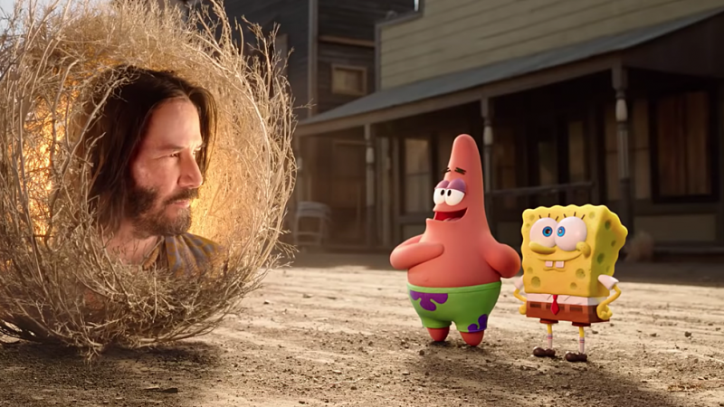 SpongeBob Meets Keanu Reeves In The First Trailer For ‘The SpongeBob Movie: Sponge On The Run’