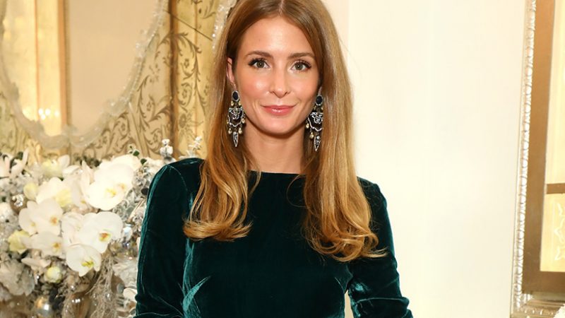 Millie Mackintosh cradles bump in stunning gown telling followers ‘its a girl’