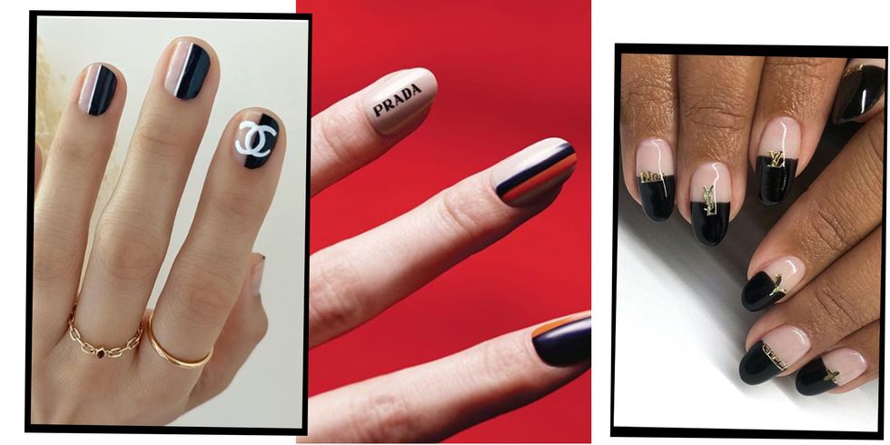 The Logomania Mani Is The Latest Nail Art Trend To Take Over Social Media