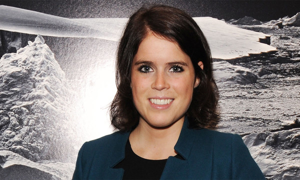 Princess Eugenie steps out in a chic black jumper dress and funky accessories