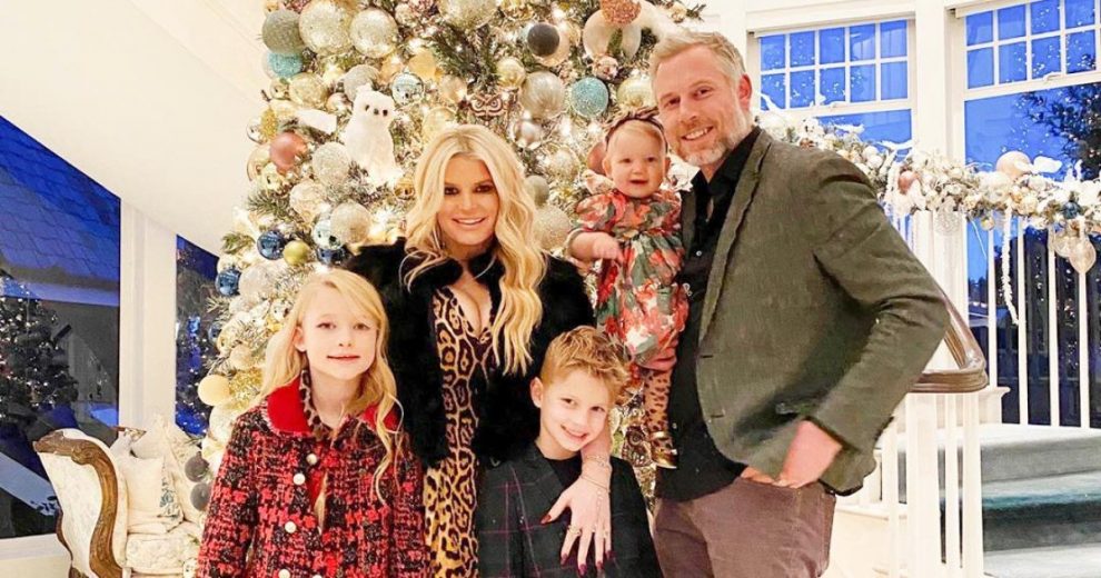 Vacation Cheer! Jessica Simpson Rings in Christmas with Husband Eric Johnson and Their Three Youngsters