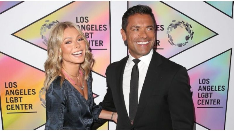 Kelly Ripa & Mark Consuelos Crack Jokes About High Testosterone With Son Michael Backstage At ‘Live’