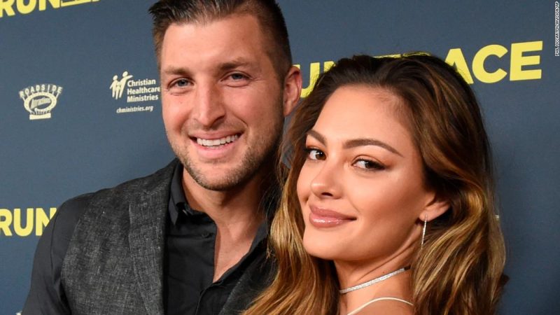 Former NFL quarterback Tim Tebow is officially a married man