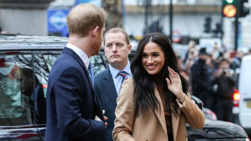 Meghan Markle and Prince Harry Make First Public Appearance Since November