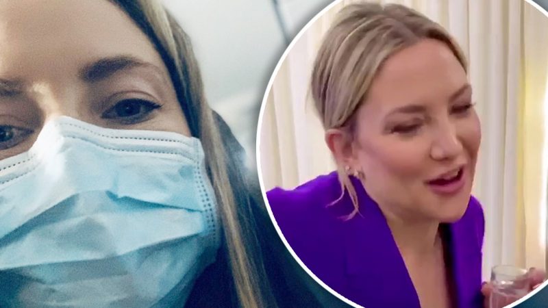 Kate Hudson Takes a Mask Selfie Amid Coronavirus Travel Concerns