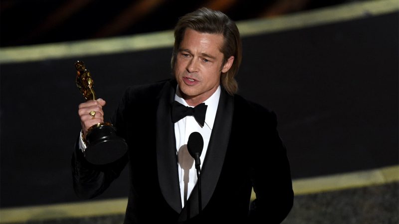 Brad Pitt jabs GOP in Oscars acceptance speech, Joaquin Phoenix talks animal rights
