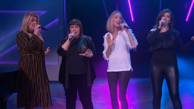WATCH: Kelly Clarkson performs ‘Hold On’ with Wilson Phillips on talk show
