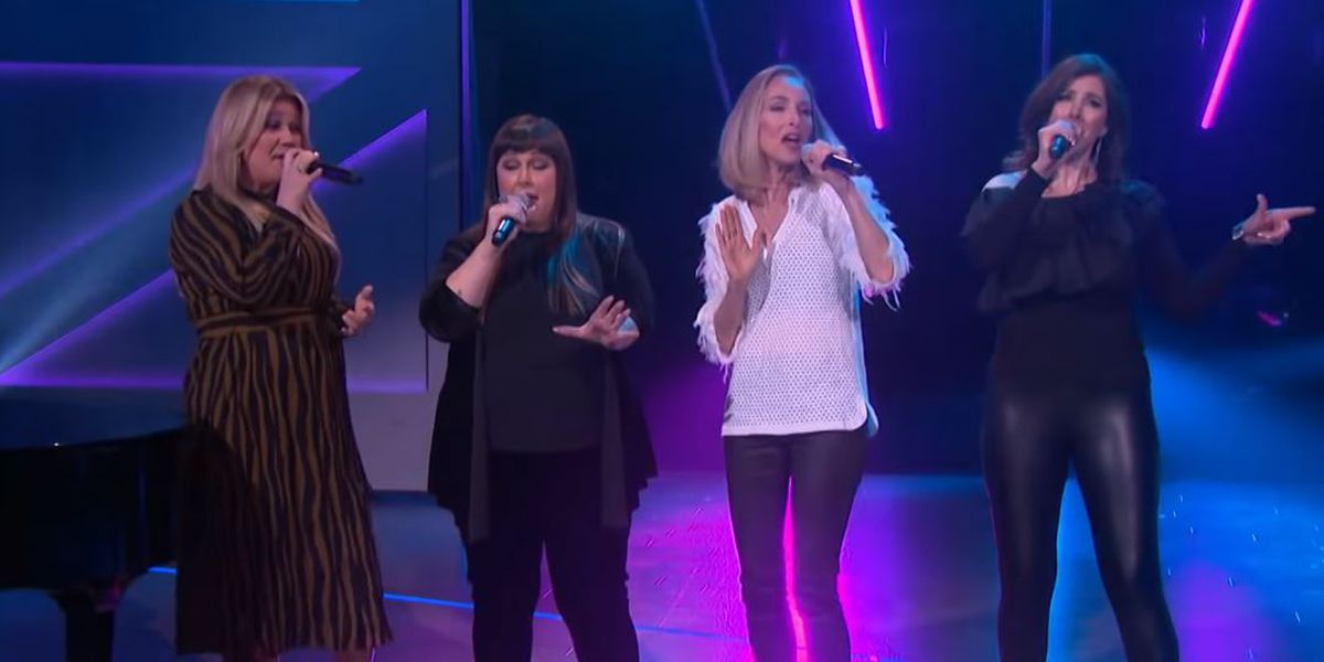WATCH: Kelly Clarkson performs ‘Hold On’ with Wilson Phillips on talk show