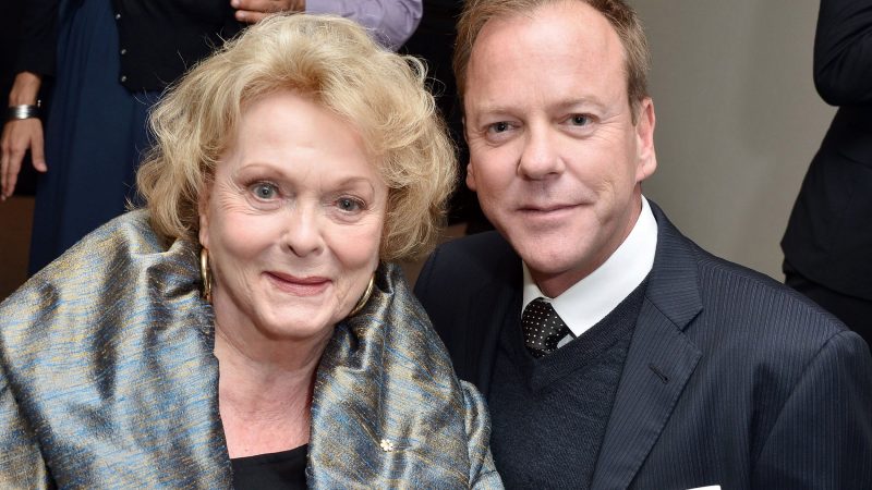 Kiefer Sutherland’s mother, actress Shirley Douglas, has died aged 86
