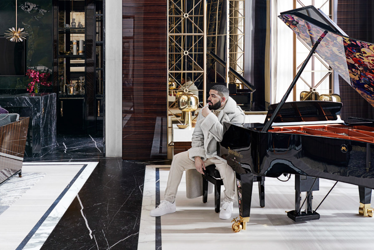 Inside Drake’s extravagant modern art deco Canadian compound