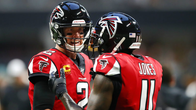 Where will the new Falcons uniforms be located among the Nike NFL redesigns?