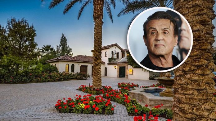 The actor Sylvester Stallone malvende his home in La Quinta, California