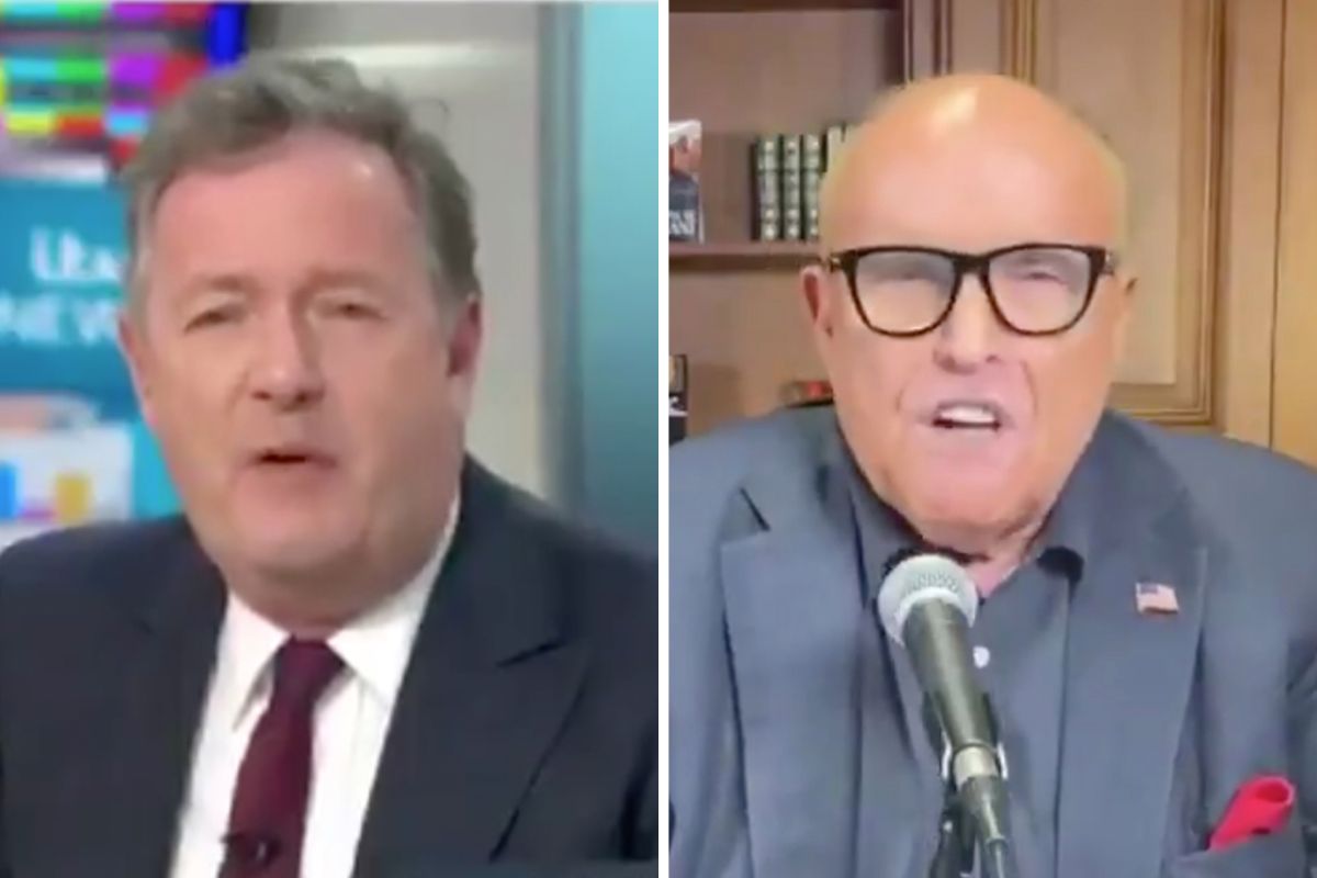 Piers Morgan and Rudy Giuliani Have Absolutely Furious Argument About Who’s More Discredited