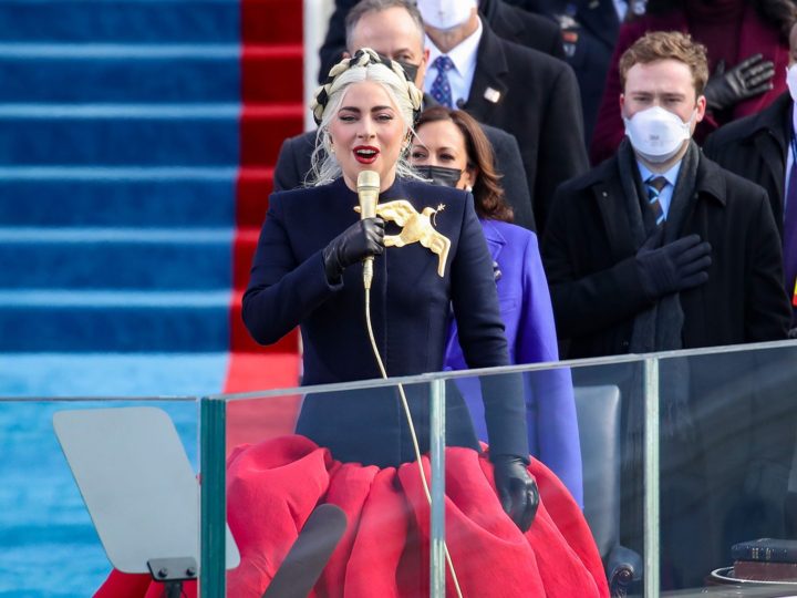 Watch Lady Gaga’s unforgettable national anthem performance at the inauguration
