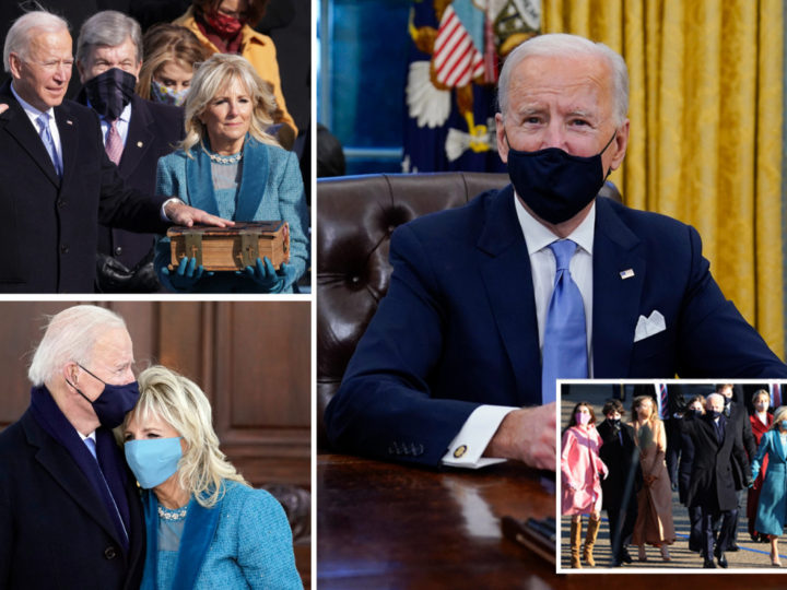 Inauguration Day 2021 – Biden gets to work at White House after urging unity and ‘end to uncivil war’