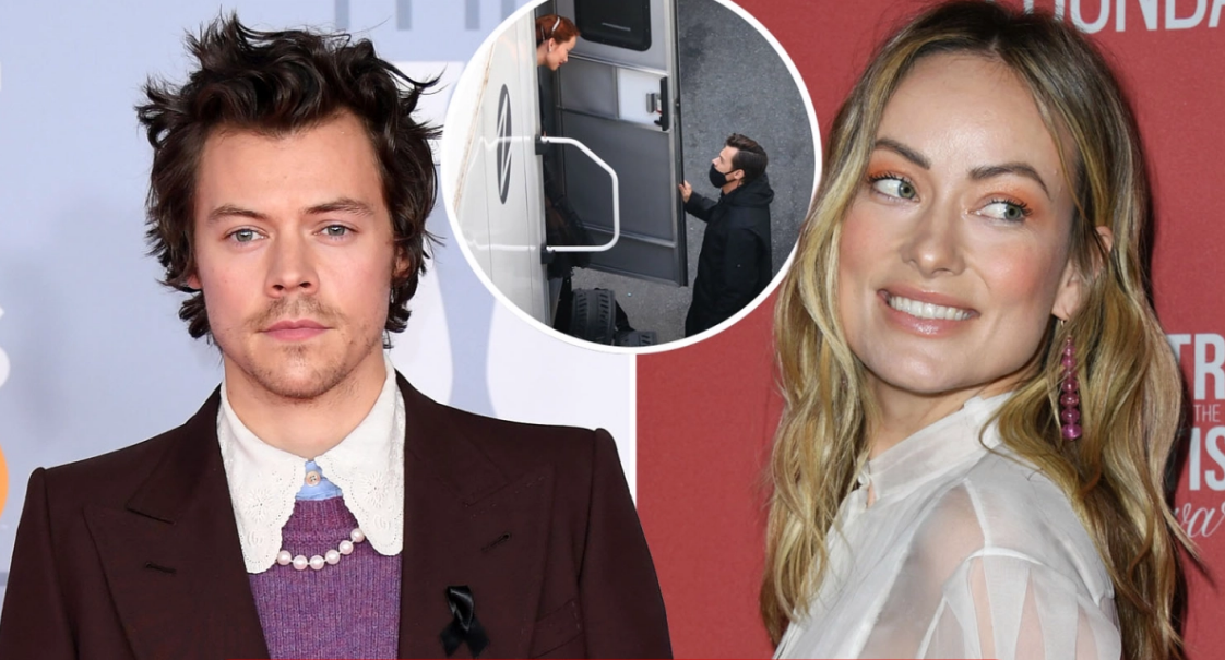 Harry Styles, 26, is dating his movie co-star Olivia Wilde, 36, as pair attend pal’s wedding hand-in-hand