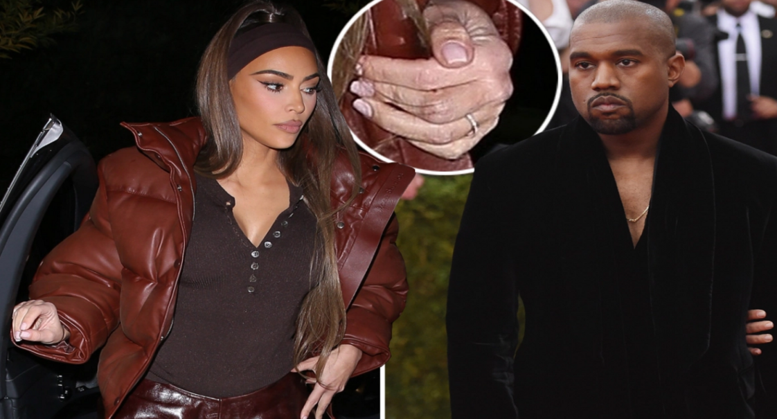 Kim Kardashian spotted with wedding band but NOT $1.5M engagement ring as ‘plan to divorce Kanye West revealed