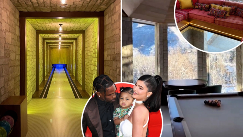 Kylie Jenner takes fans inside the $75M Aspen mansion where she rang in 2021 with Travis Scott and daughter Stormi