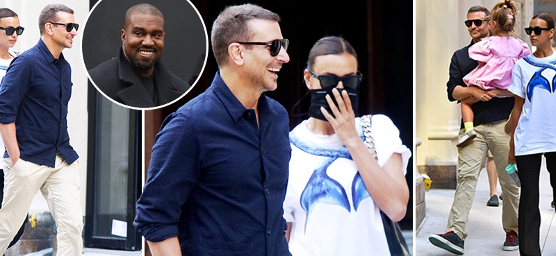 Kanye West’s ‘girlfriend’ Irina Shayk spotted with ex Bradley Cooper days after model’s romantic vacation with rapper