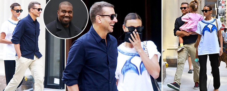 Kanye West’s ‘girlfriend’ Irina Shayk spotted with ex Bradley Cooper days after model’s romantic vacation with rapper