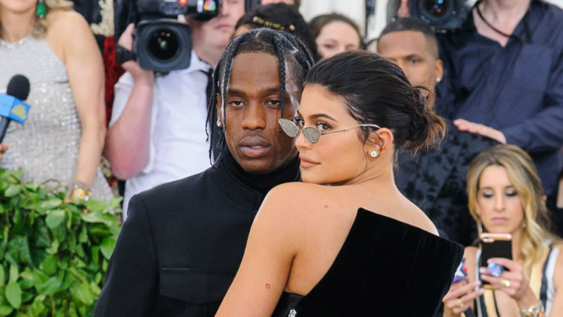 Travis Scott described Kylie Jenner as his “wifey” and said he “loved” her in a speech.