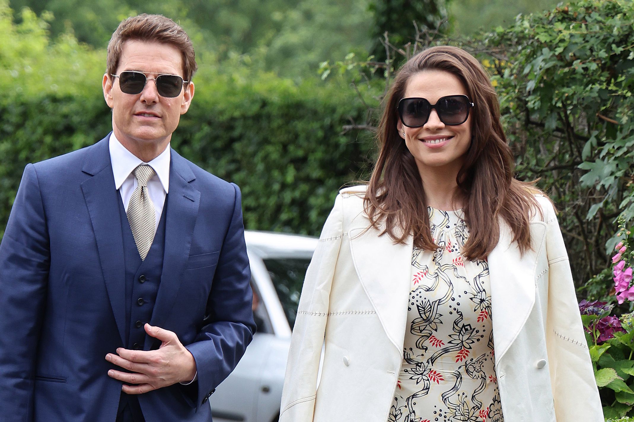Tom Cruise and rumored girlfriend Hayley Atwell attend Wimbledon together
