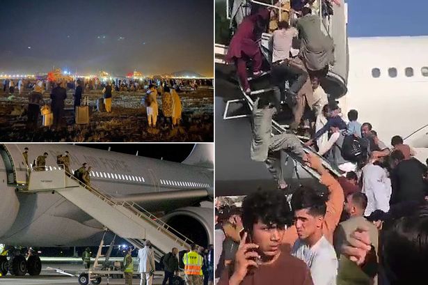 Stampede at Kabul Airport leaves ‘five dead’ as thousands storm planes to flee Taliban