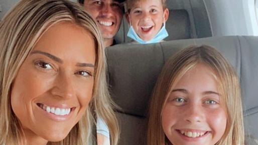 Christina Haack Snaps Plane Selfie with Boyfriend Josh Hall and Her 2 Kids Ahead of Family Trip