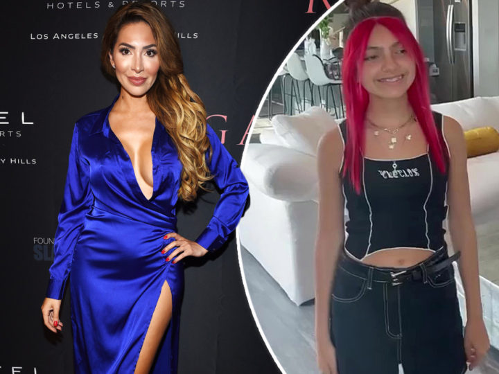 Farrah Abraham called ‘bad mom’ over 12-year-old’s crop top, dyed hair
