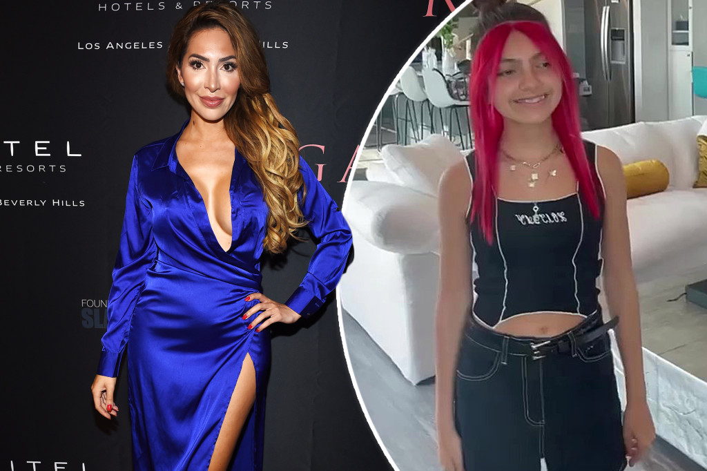 Farrah Abraham called ‘bad mom’ over 12-year-old’s crop top, dyed hair