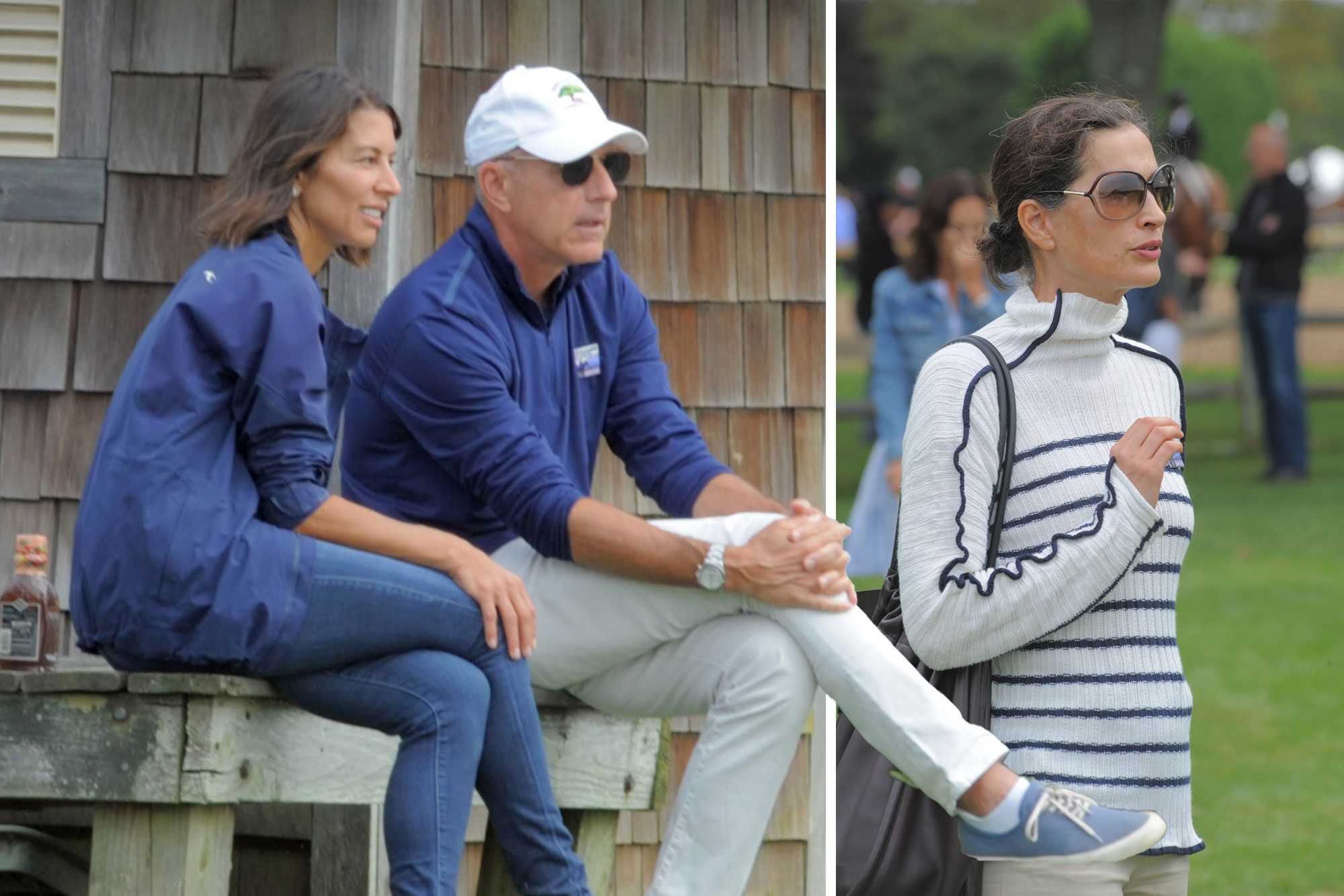 Matt Lauer, girlfriend attend same Hamptons event as ex-wife Annette Roque