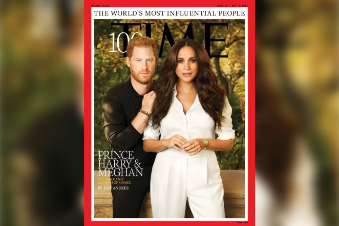Prince Harry and Meghan Markle’s ‘airbrushed’ Time 100 cover gets roasted