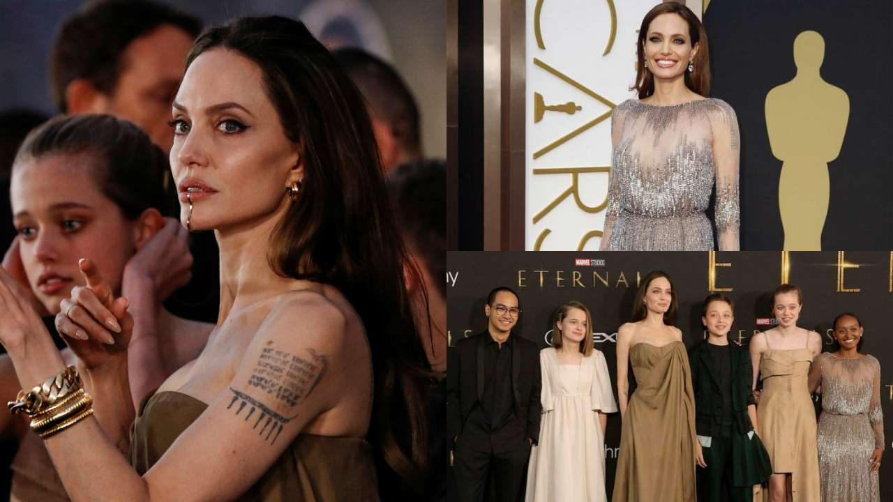 Angelina Jolie’s daughter wears her mother’s Oscars dress to Eternals premiere