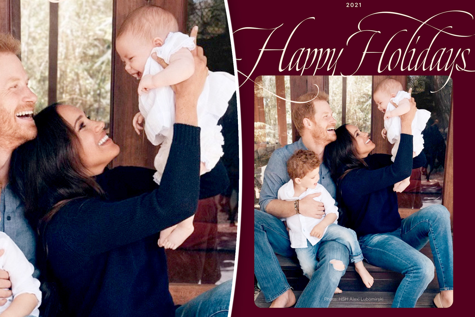Meghan Markle, Prince Harry share first photo of baby Lilibet on Christmas card