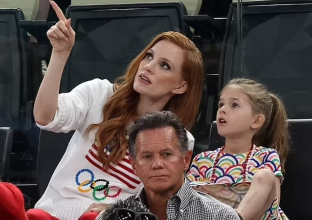 Jessica Chastain’s 2 Kids Make Rare Public Appearance at 2024 Olympics