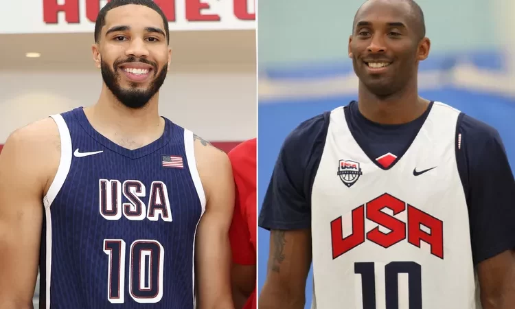 Jayson Tatum to Wear Kobe Bryant’s No. 10 Team USA Jersey at Olympics: ‘Nothing Short of an Honor’